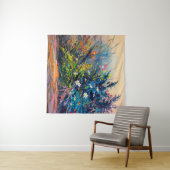 Olie schilderbloemen, korenbloem, madeliefje in ve wandkleed (In Situ (horizontaal))