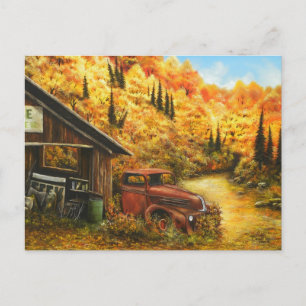 Olie schilderen ~ Gepensioneerd op postKaart