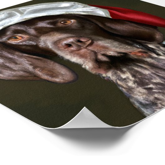 Olie Schilderen van de Duitse korthaven Poster (Hoek)