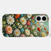 Olie-schilderij bloemen weide omslag Case-Mate iPhone case (Achterkant (horizontaal))