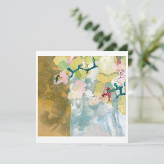 Olie schilderij kaart (Staand voorkant)