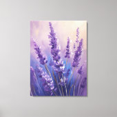 Olie-schilderij Lavendelveld Canvas Afdruk (Voorkant)