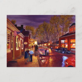 Olie-schilderij van stadsgezicht Saint Charles Briefkaart