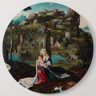 Olie schilderkunst ronde button 6,0 cm