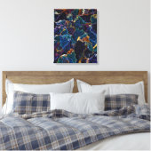 Olie Slick Canvas Afdrukken (Insitu (Slaapkamer))