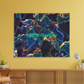 Olie Slick Canvas Afdrukken (Insitu (Woonkamer))