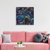 Olie Slick Canvas Afdrukken (Insitu (Woonkamer))