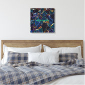Olie Slick Canvas Afdrukken (Insitu (Slaapkamer))