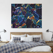 Olie Slick Canvas Afdrukken (Insitu (Slaapkamer))