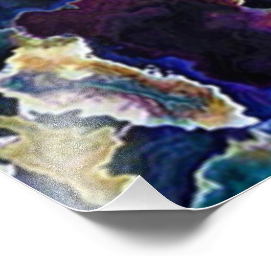 Olie Slick Foto afdrukken (Hoek)