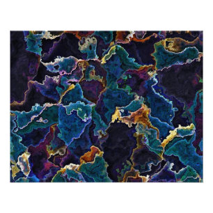 Olie Slick Foto afdrukken