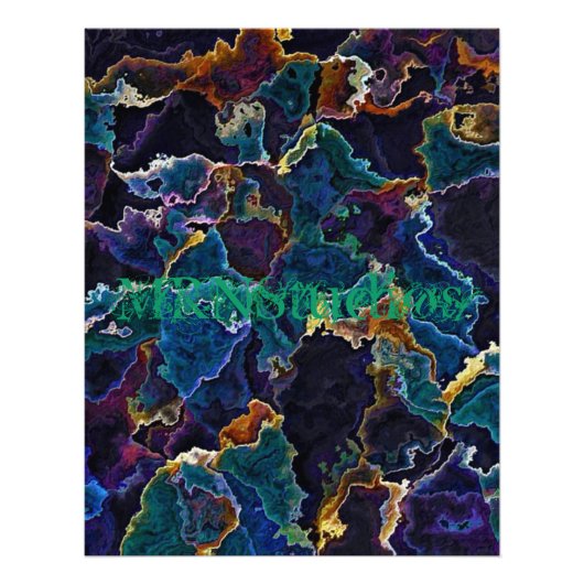 Olie Slick Foto afdrukken (Voorkant)