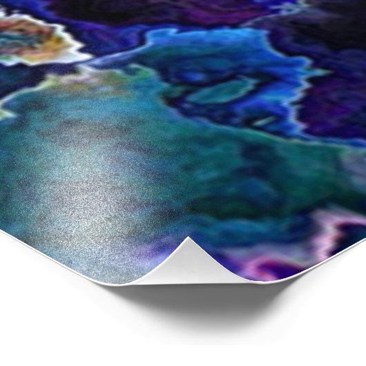 Olie Slick Foto afdrukken (Hoek)