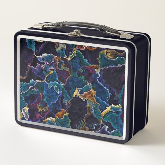 Olie Slick Metal Lunch Box (Voorkant)