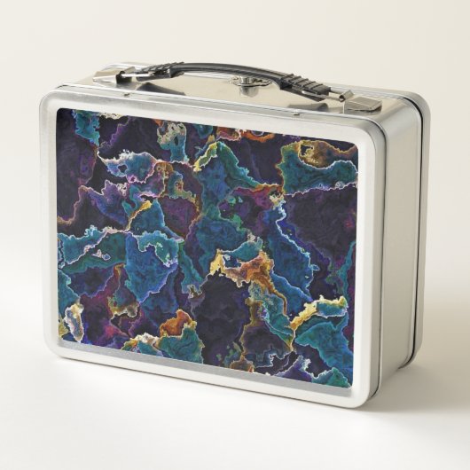 Olie Slick Metal Lunch Box (Achterkant)