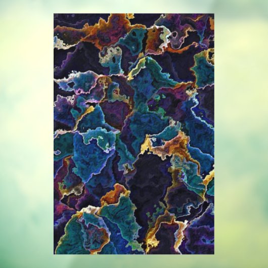 Olie Slick Window Cling Raamsticker (Vel 3)