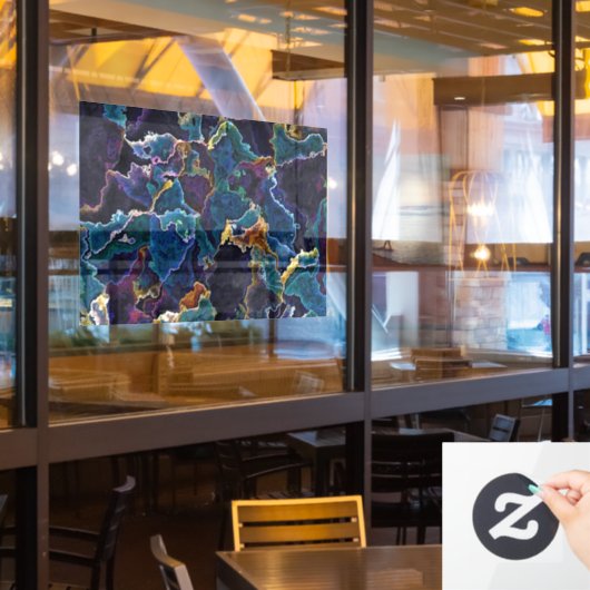 Olie Slick Window Cling Raamsticker (Restaurant Raam)