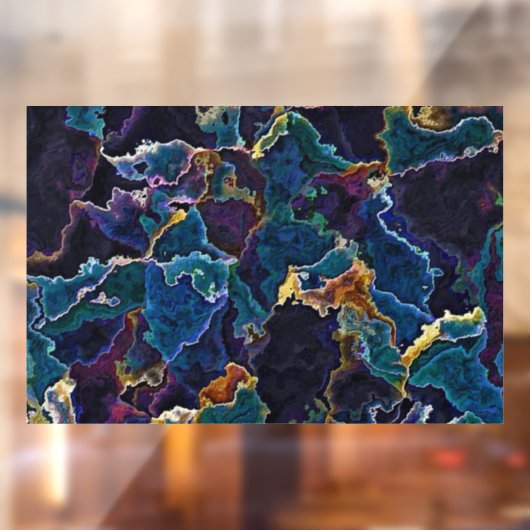 Olie Slick Window Cling Raamsticker (Vel 2)