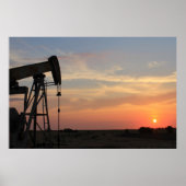 Olie Sunrise Poster (Voorkant)