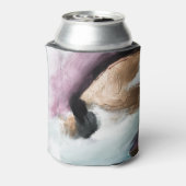 Olie textuur achtergrond: hedendaagse kunst. blikjeskoeler (Blikje Achterkant)