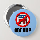 olie verkregen ronde button 4,0 cm (Voorkant /achterkant)