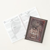 olieachtige opname notitieboek (Binnen)