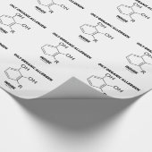 Olieachtige organische allergenen (Urushiol Molecu Cadeaupapier (Hoek)