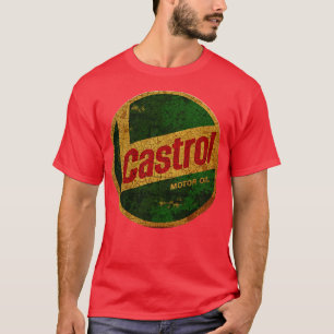 oliebord verslagen door het weer t-shirt