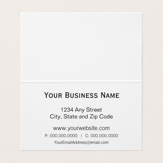 Olieboringen, Oklahoma, sterren, strips Visitekaartje (Binnenkant ongevouwen)