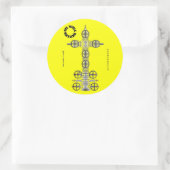 Oliebron Driller, Wellhead, Sticker, Olieveld, Oli Ronde Sticker (Tas)