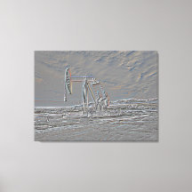 Oliebron pompen (pomp Jack) eenheid (reliëf look)