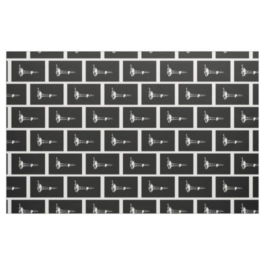 Oliedruppelrig Silhouette Stof (Fat Quarter)