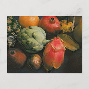 oliefruitschilderij briefkaart