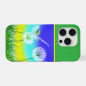 Oliegeschilderde Paardenbloem Onkruidklok, iPhone Hoesje (Achterkant horizontaal)