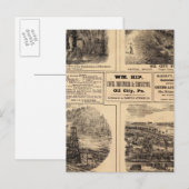Oliehoudende boerderijen briefkaart (Voorkant / Achterkant)