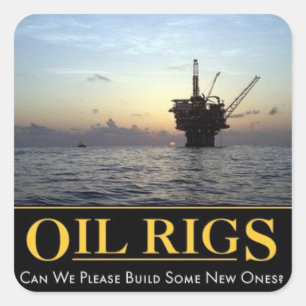 Olieinstallatie Sticker, Olie & Gas Hard Pet Stick Vierkante Sticker