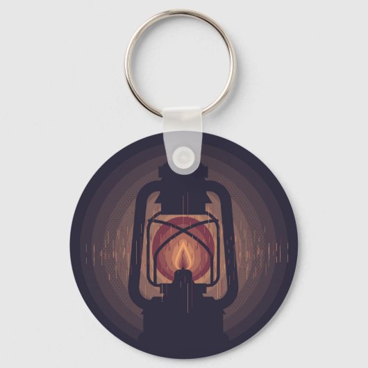 olielamp sleutelhanger (Voorkant)