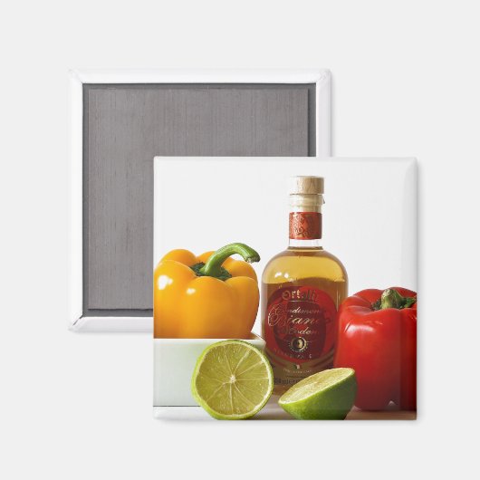 Oliën en pepers Magnet (Voorkant / Achterkant)