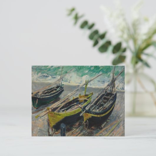 Oliën op Canvas Artistic Claude Monet Briefkaart (Staand voorkant)