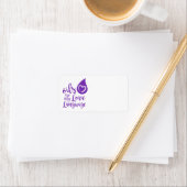 Oliën zijn mijn Liefde Taal Adresetiketten Etiket (Insitu)