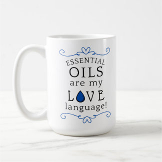 Oliën zijn mijn liefdestaal mok Navy/Blauw