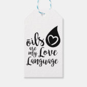 Oliën zijn mijn Love Language Gift Label set Cadeaulabel (Voorkant)