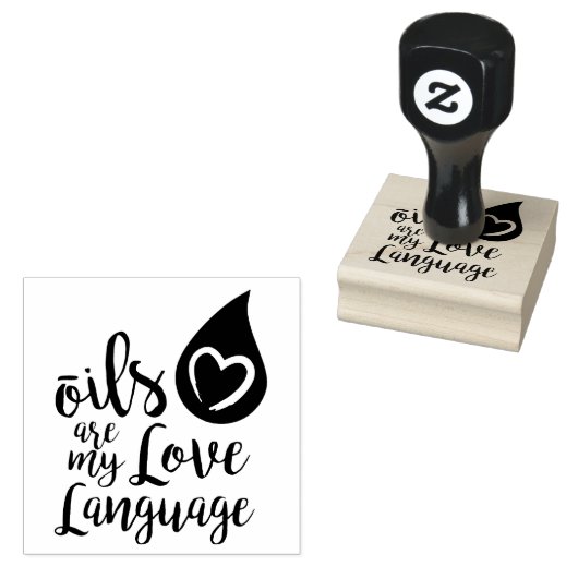 Oliën zijn mijn Love stempel (Gestempeld)