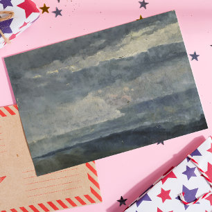 Olieonderzoek van wolken - Klassieke Atmosferische Briefkaart
