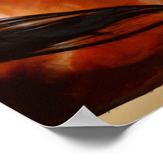 Oliepaard Poster (Hoek)