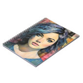 Oliepastel Portret | NOTITIEBOEK (Linkerzijde)