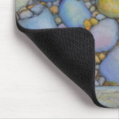 Oliepastel River Rock en Pebbles Muismat (Hoek)