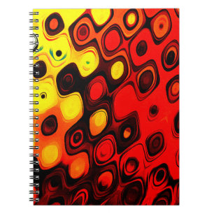 Oliepasteltekening. Abstracte kleurenachtergrond.  Notitieboek