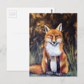 Oliepastelvos Briefkaart (Voorkant / Achterkant)