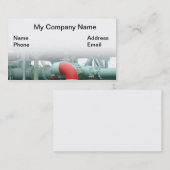 Oliepijpleiding, gasolien en verwarmingsoliepijple visitekaartje (Voorkant / Achterkant)